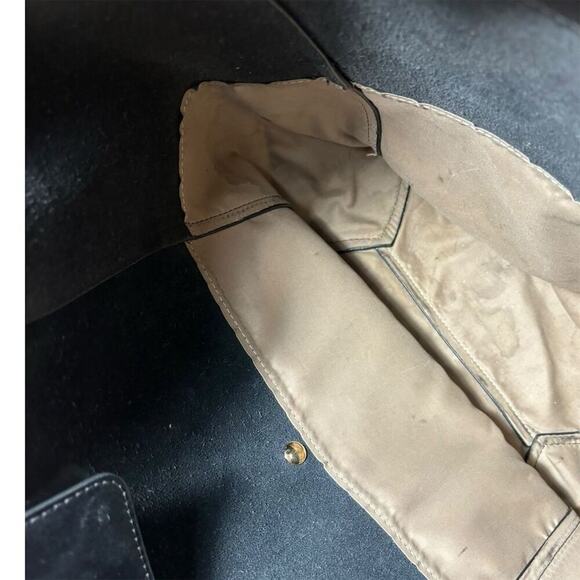 BOSTANTEN Women's Black Leather Hobo Bag - Picture 6 of 6